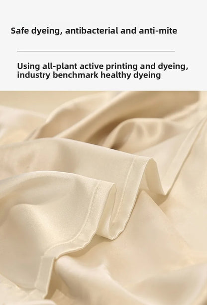 100% Mulberry Silk Luxury Pillowcase – Natural Cooling Silk