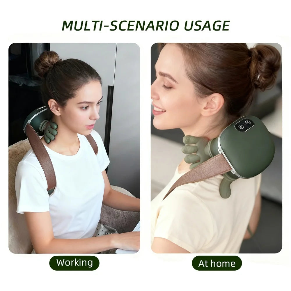 Bionic Neck & Shoulder Massager – Wireless Kneading Shawl