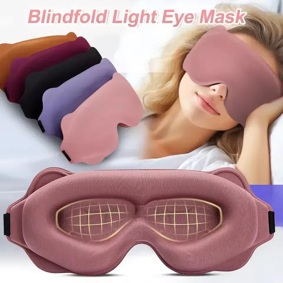 3D Sleeping Eye Mask – Travel Light Blocking Eyepatch