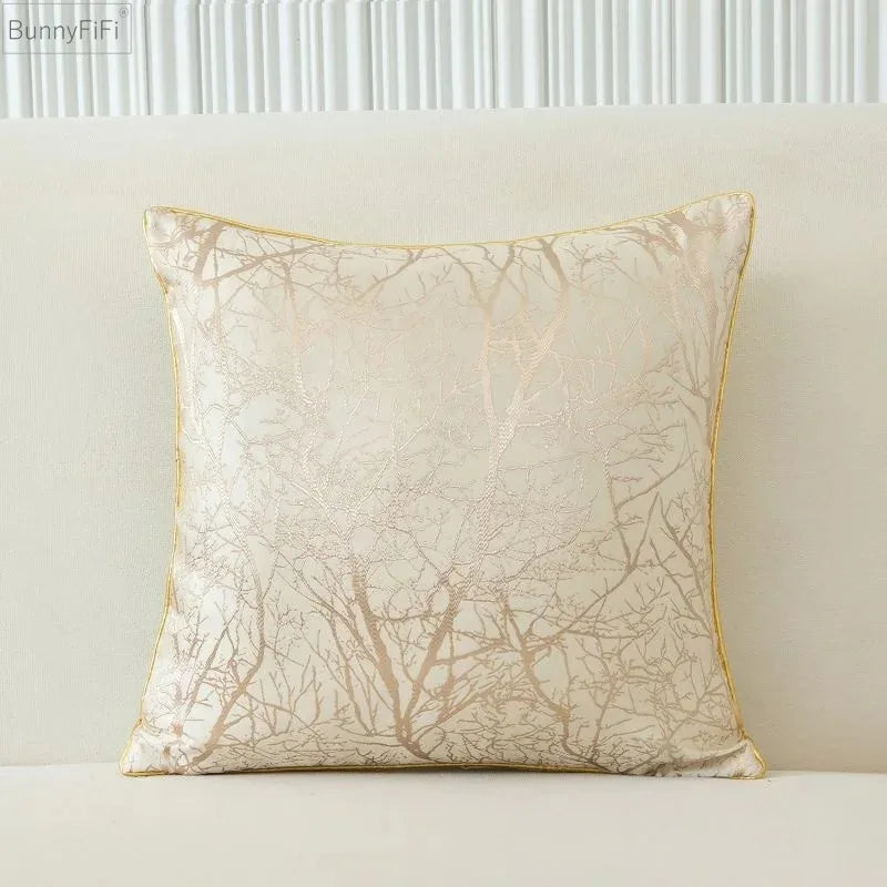 Jacquard Luxury Embroidered Cushion Cover – 45x45cm