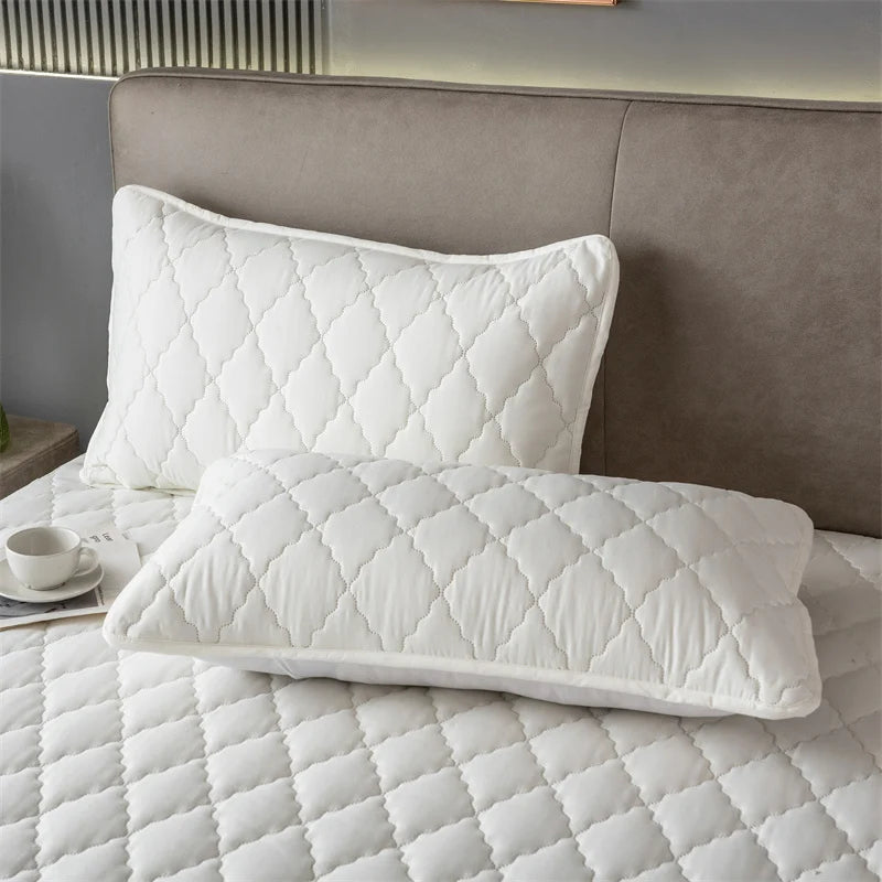 Brushed Cotton Waterproof Pillowcase – Single/2-Piece Set