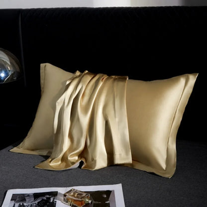 100% Mulberry Silk Luxury Pillowcase – Natural Cooling Silk
