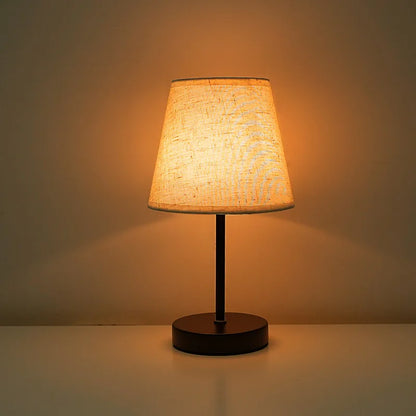 Solid Wood USB Desk Lamp – LED Bedside Night Light