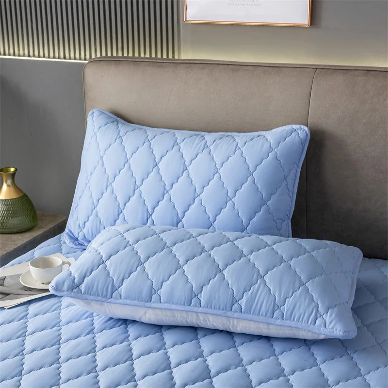 Brushed Cotton Waterproof Pillowcase – Single/2-Piece Set