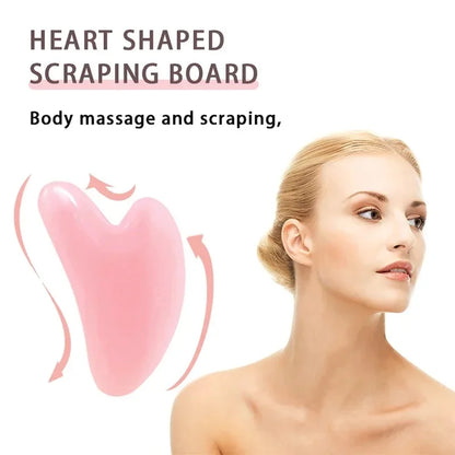 Heart Shape Face & Body Massager – Lifting Roller Set