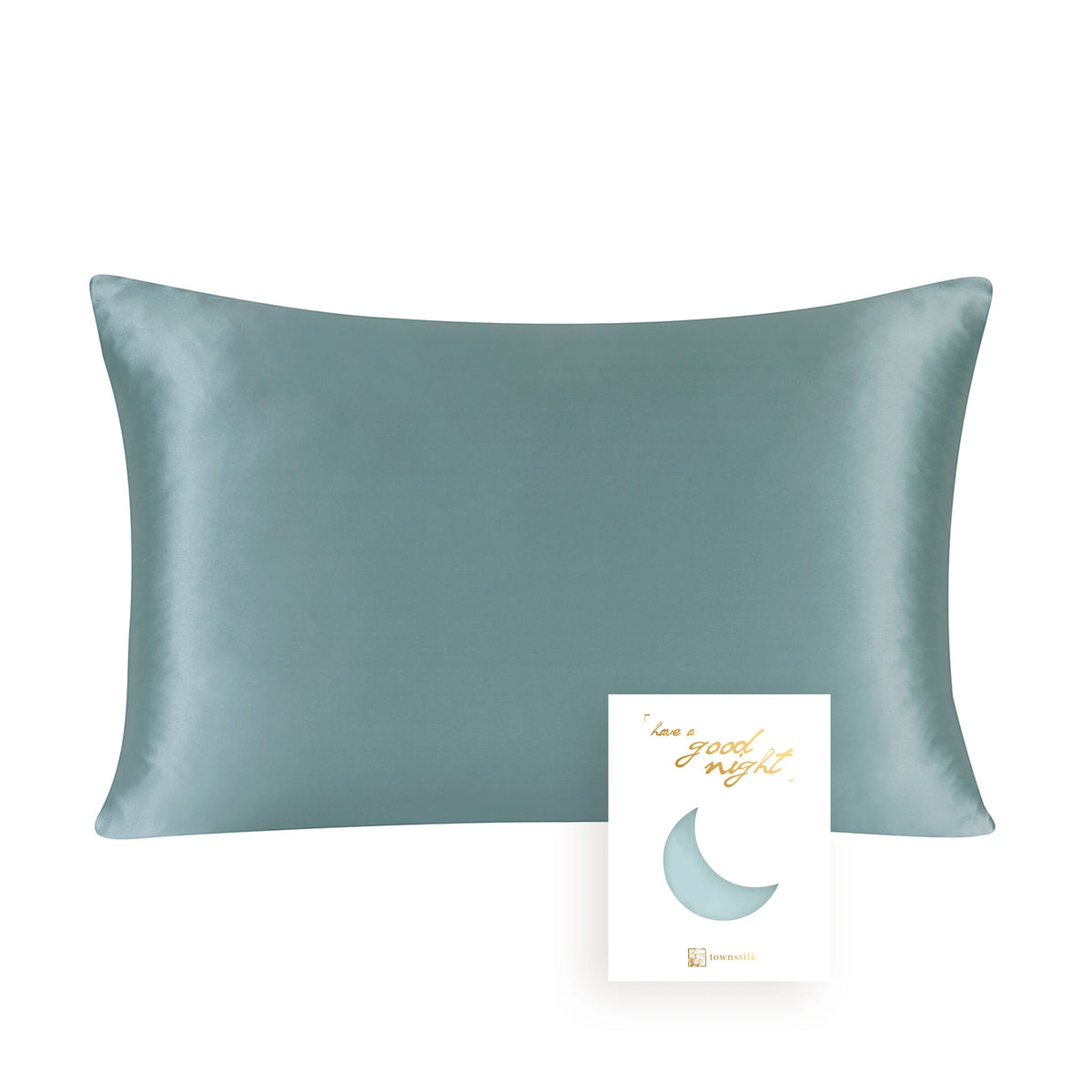 100% Mulberry Silk Pillowcase – 19 Momme, Hidden Zipper