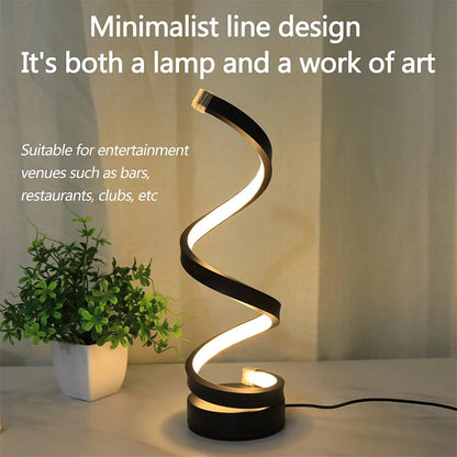 3D Ring USB LED Night Lamp – Dimmable Bedside Desk Light