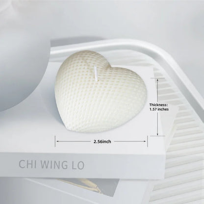 Large Ribbed Soy Wax Candle – Decorative Aromatherapy Pillar