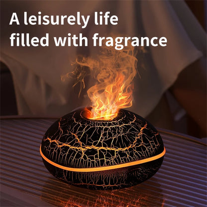 Aroma Flame Humidifier – Essential Oil Diffuser with Colorful Lights