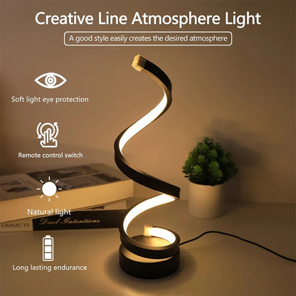 3D Ring USB LED Night Lamp – Dimmable Bedside Desk Light