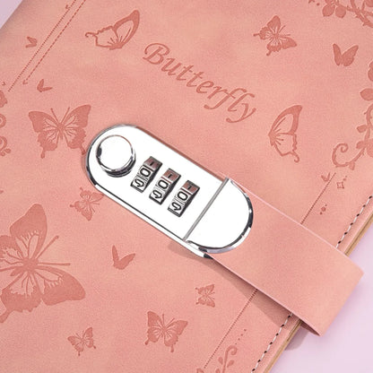 A5 Password Lock Diary – Cartoon Notebook