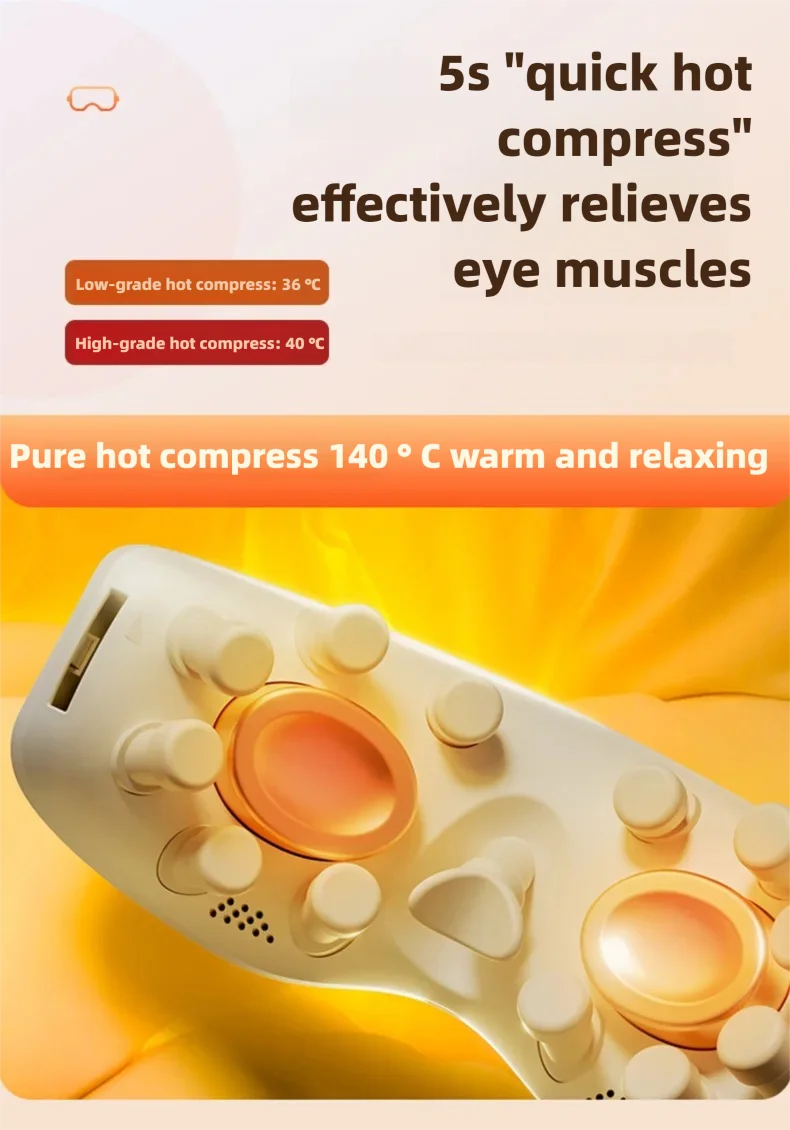 Smart Electric Eye Massager – Hot & Cold Compress