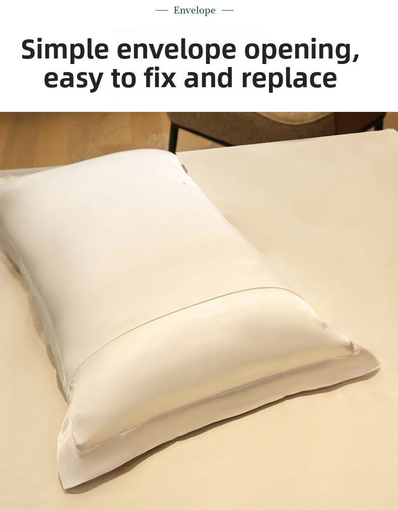 100% Mulberry Silk Luxury Pillowcase – Natural Cooling Silk