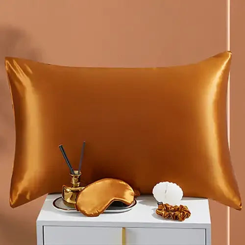 100% Mulberry Silk Pillowcase – 19 Momme, Hidden Zipper