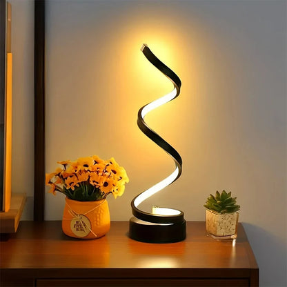 3D Ring USB LED Night Lamp – Dimmable Bedside Desk Light