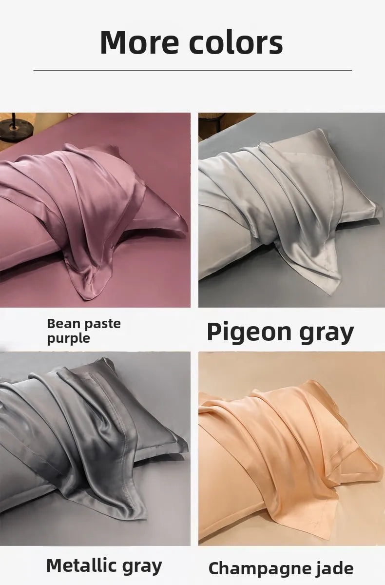 100% Mulberry Silk Luxury Pillowcase – Natural Cooling Silk