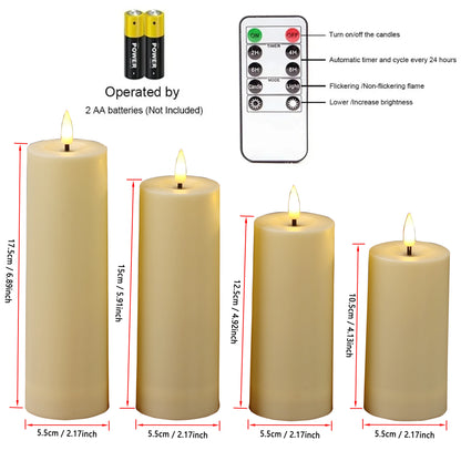 12-Piece LED Flameless Candles – Waterproof Flickering Tea Lights
