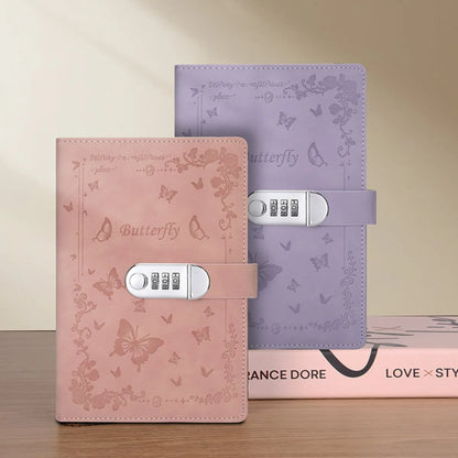 A5 Password Lock Diary – Cartoon Notebook