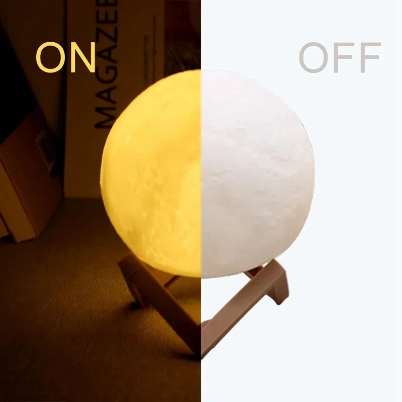 Creative Assembled Moonlight Lamp – 8cm Night Ornament