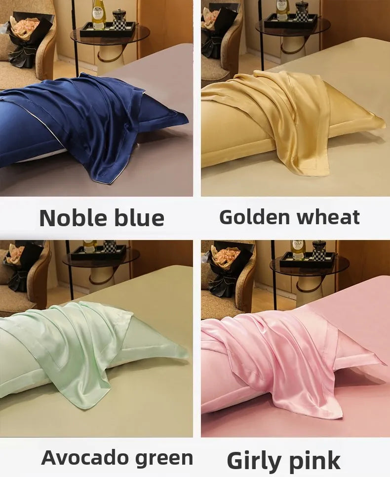 100% Mulberry Silk Luxury Pillowcase – Natural Cooling Silk