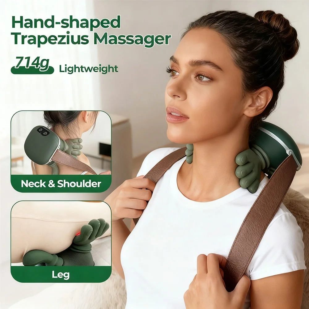 Bionic Neck & Shoulder Massager – Wireless Kneading Shawl