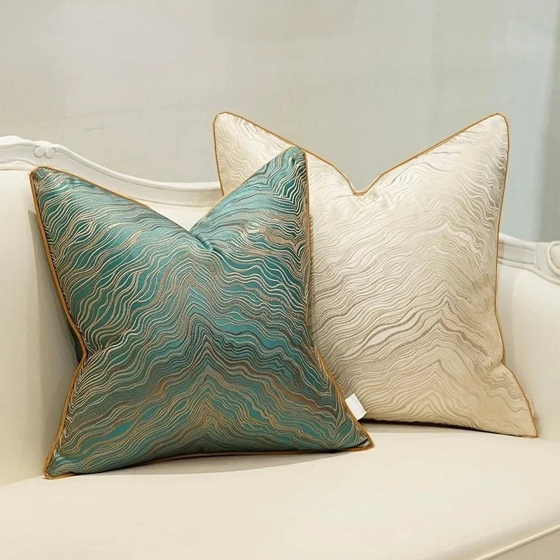 Jacquard Luxury Embroidered Cushion Cover – 45x45cm
