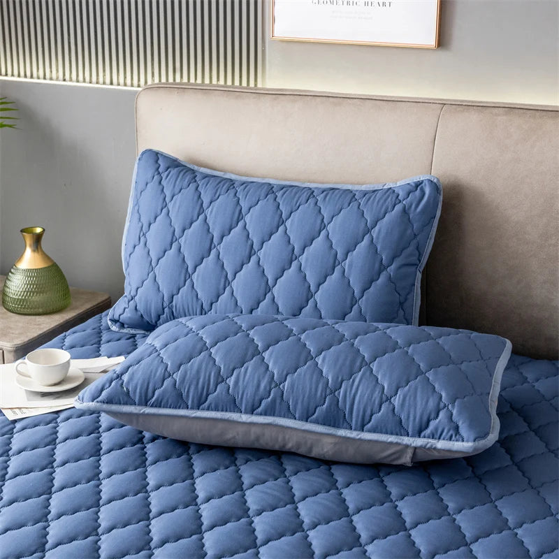 Brushed Cotton Waterproof Pillowcase – Single/2-Piece Set