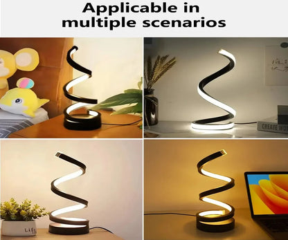 3D Ring USB LED Night Lamp – Dimmable Bedside Desk Light
