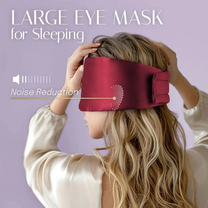 100% Mulberry Silk Sleep Mask – Soft, Adjustable, Anti-Wrinkle