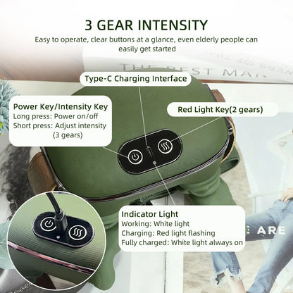 Bionic Neck & Shoulder Massager – Wireless Kneading Shawl