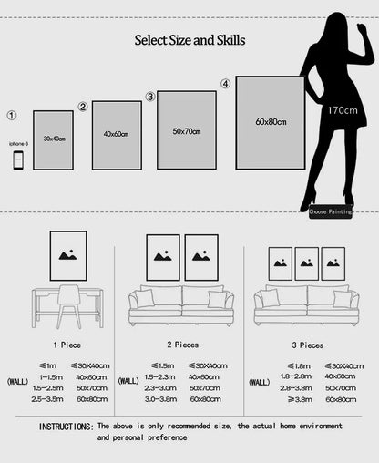 Black Cat Wall Art – Cozy Bedroom Poster