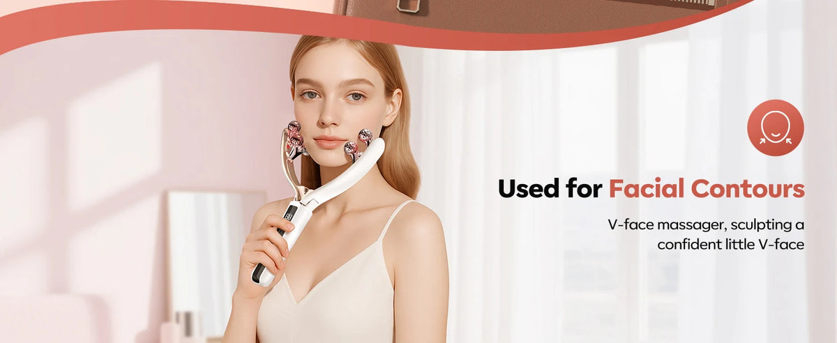 EMS Microcurrent Face Roller – Lifting & Firming Device