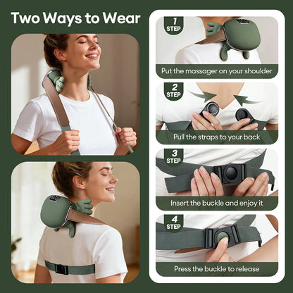Bionic Neck & Shoulder Massager – Wireless Kneading Shawl