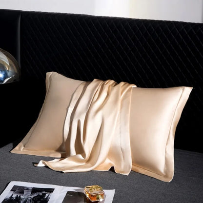 100% Mulberry Silk Luxury Pillowcase – Natural Cooling Silk