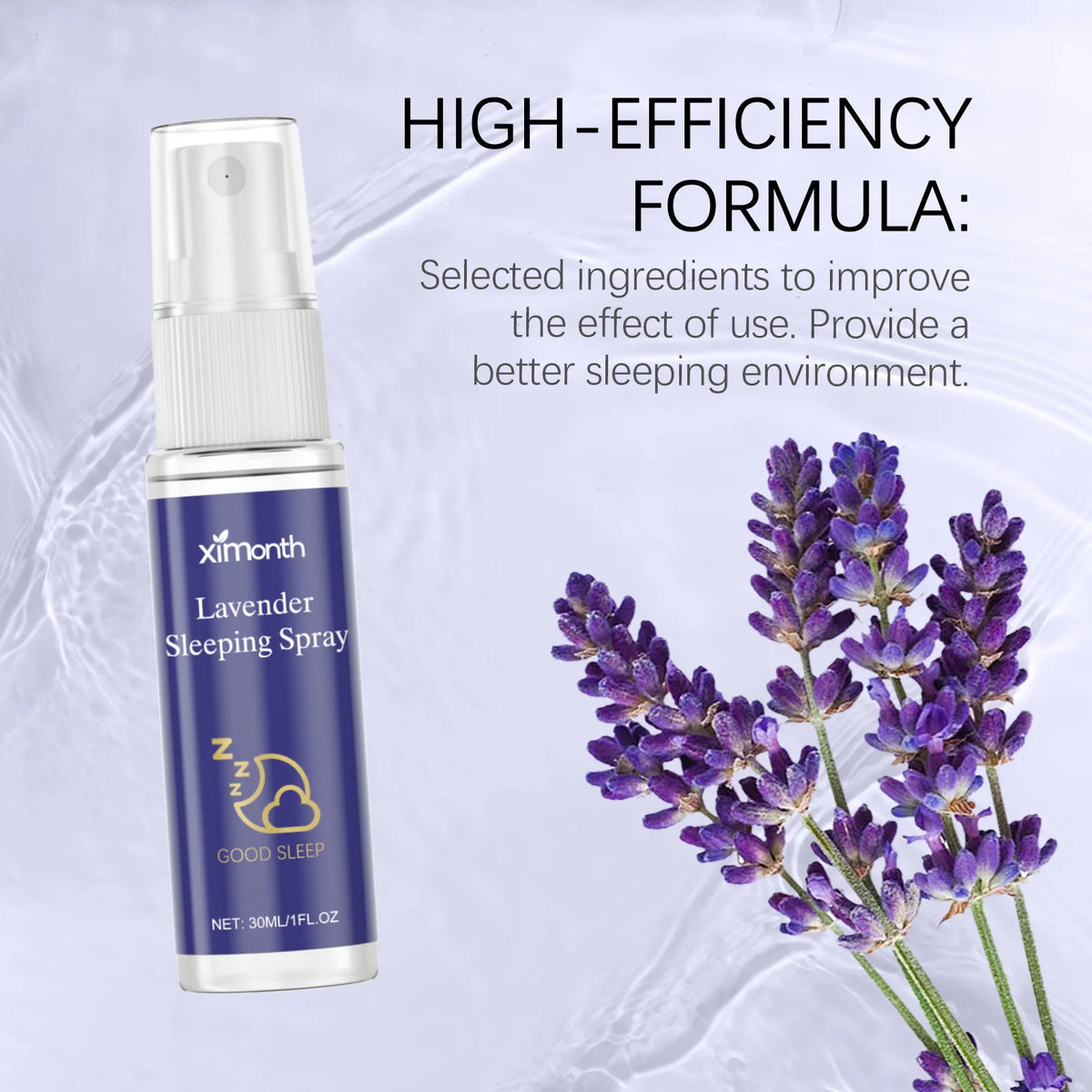 Premium Lavender & Chamomile Pillow Spray – Stress Relief & Sleep Aid