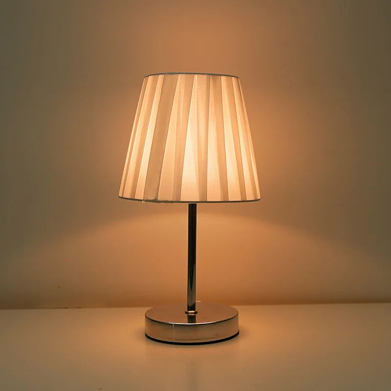 Solid Wood USB Desk Lamp – LED Bedside Night Light
