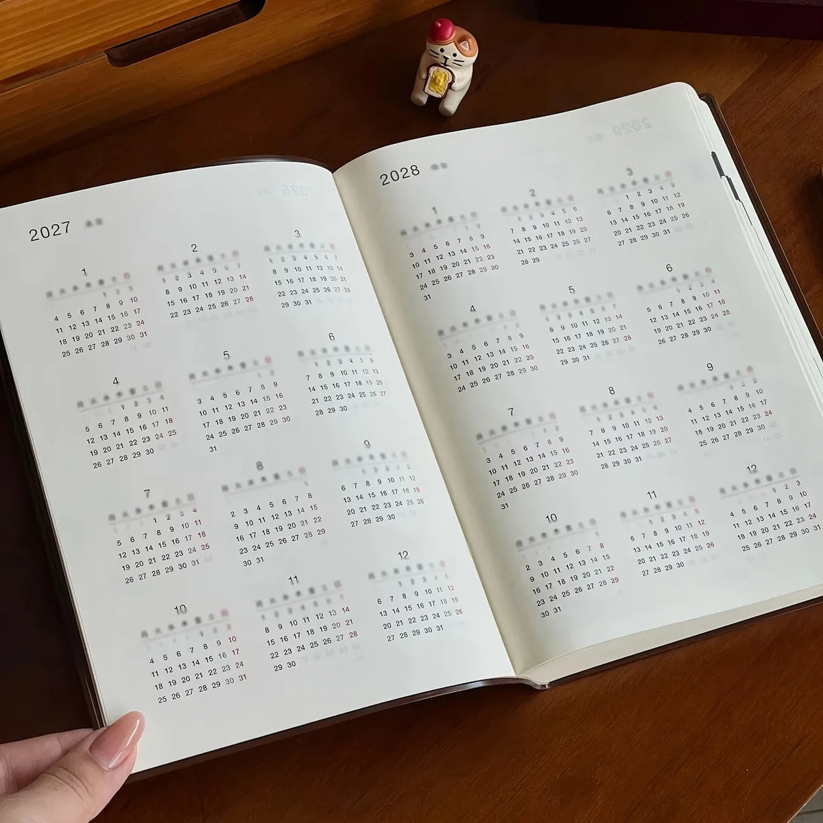 5-Year Vintage Leather Diary (2026–2030)