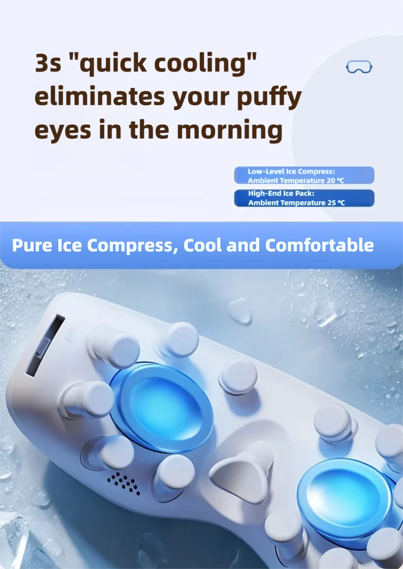 Smart Electric Eye Massager – Hot & Cold Compress