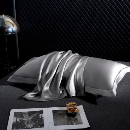 100% Mulberry Silk Luxury Pillowcase – Natural Cooling Silk