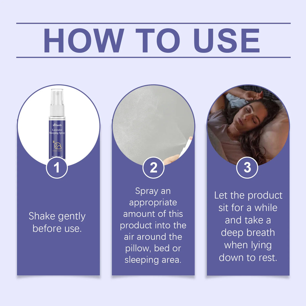 Premium Lavender & Chamomile Pillow Spray – Stress Relief & Sleep Aid