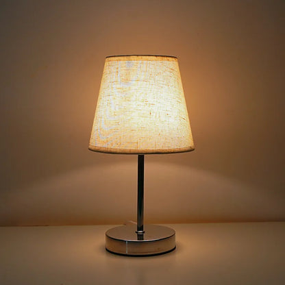 Solid Wood USB Desk Lamp – LED Bedside Night Light