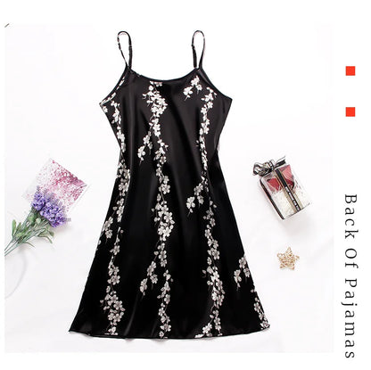 Silk Satin Suspender Nightdress