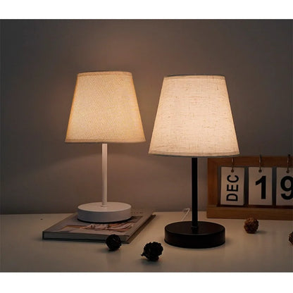 Solid Wood USB Desk Lamp – LED Bedside Night Light