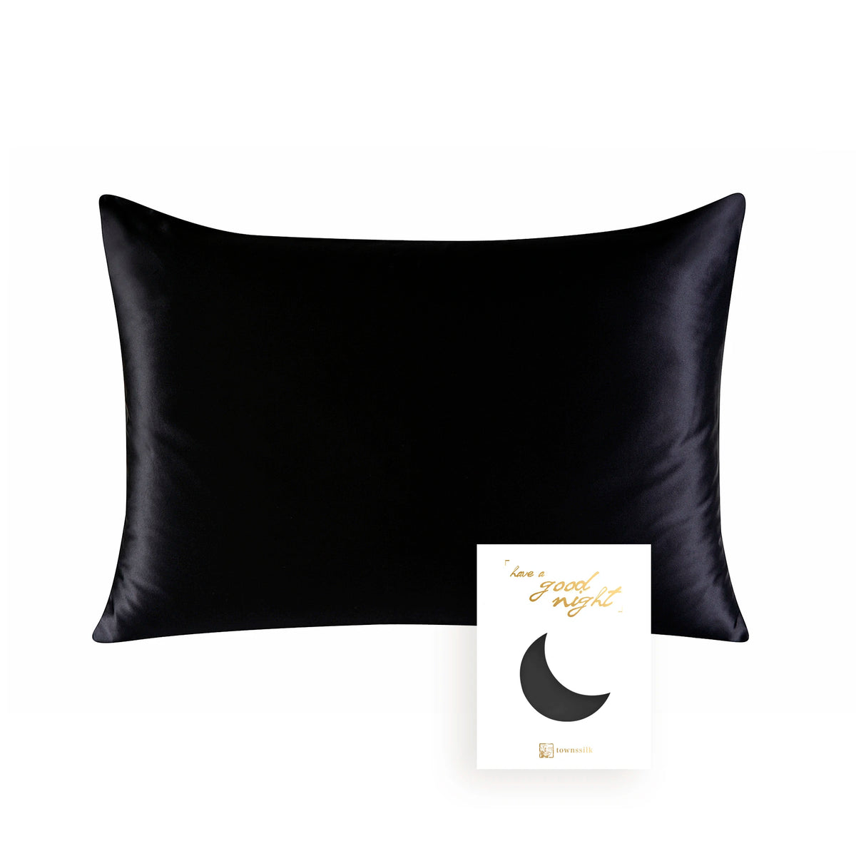 100% Mulberry Silk Pillowcase – 19 Momme, Hidden Zipper