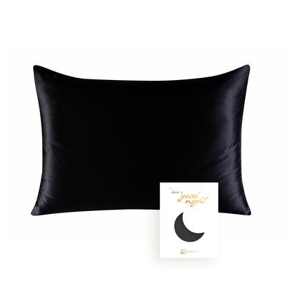100% Mulberry Silk Pillowcase – 19 Momme, Hidden Zipper
