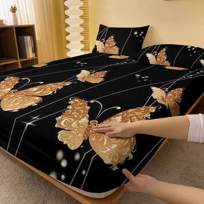 Kingdee Opera Pattern Frosted Bedsheet – Printed Bedspread