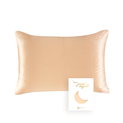 100% Mulberry Silk Pillowcase – 19 Momme, Hidden Zipper