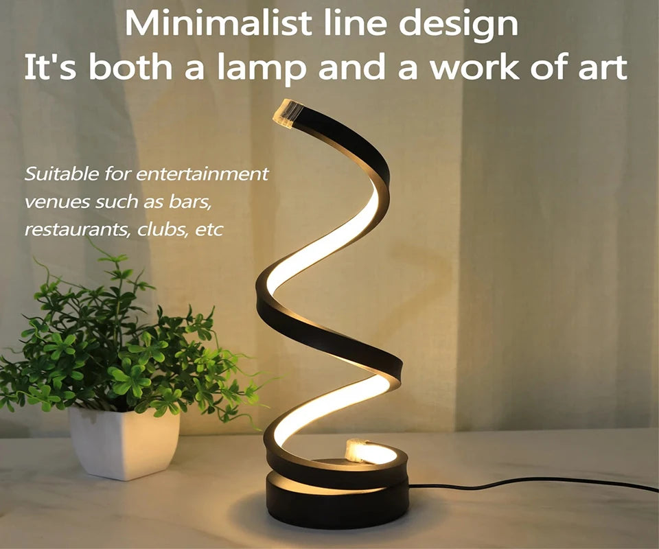 3D Ring USB LED Night Lamp – Dimmable Bedside Desk Light