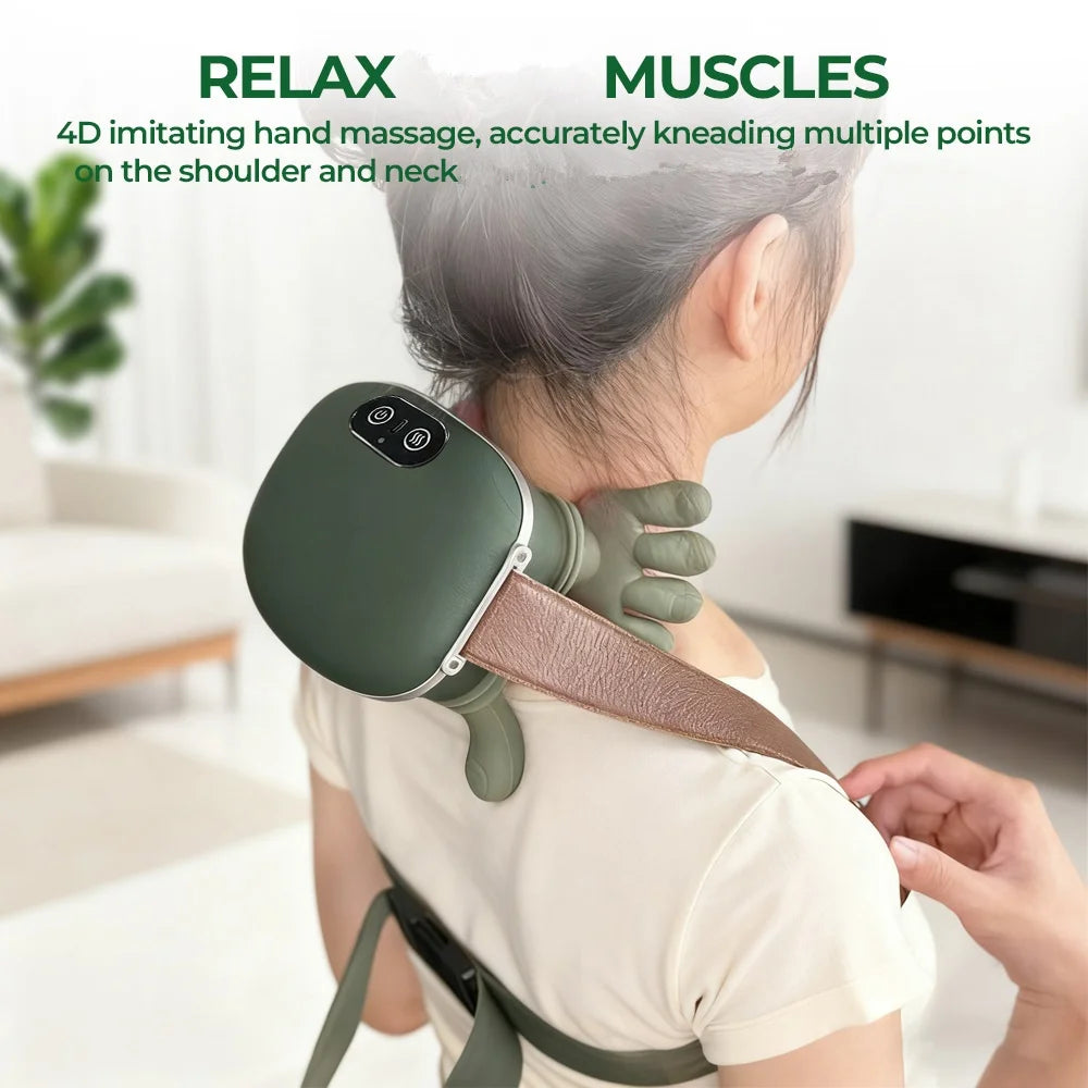 Bionic Neck & Shoulder Massager – Wireless Kneading Shawl