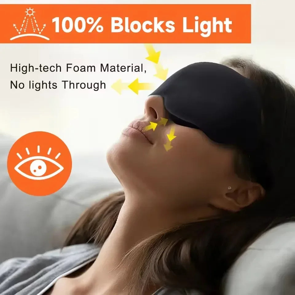 3D Sleeping Eye Mask – Travel Light Blocking Eyepatch